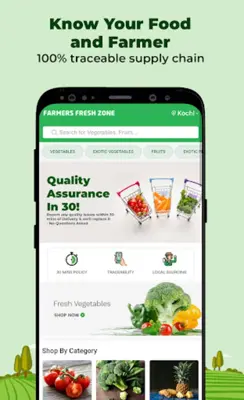 Farmers Fresh Zone - Vegetable android App screenshot 1